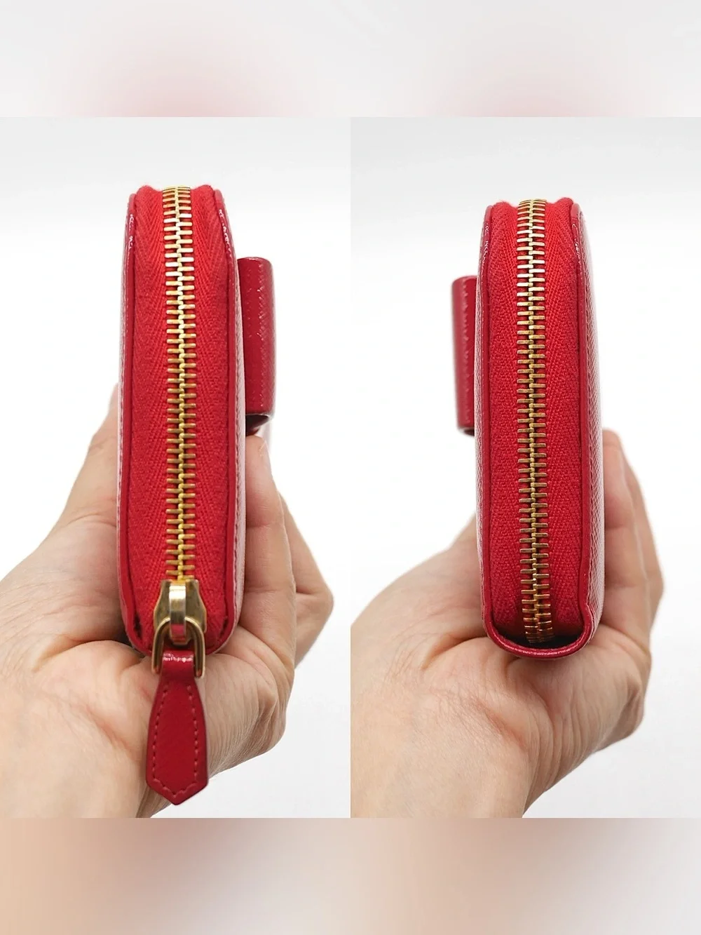 🍓PRADA Saffiano Red Wallet